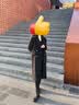 太平鸟大师甄毛系列时尚西装羊毛黑金大衣女冬装款毛呢外套 黑色 M 实拍图
