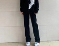 Lee【张凌赫代言】723修身中腰直脚黑色男牛仔长裤潮流LMB1007201 黑色（31裤长） 30 实拍图