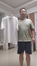真维斯（Jeanswest）2件装短袖t恤男款夏季重磅纯棉打底衫男新款百搭大码情侣纯色半袖 【2件装】白(纯色)+棕榈绿(纯色) XL (180) (不起球不掉色) 实拍图