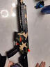盟智玩具儿童玩具枪M416突击步抢8-12岁可发射软蛋枪电动连发吃鸡玩具 赠手枪-手动M416彩+背带+靶30弹 实拍图