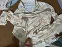 女士睡衣春秋纯棉质长袖开衫翻领可爱家居服秋天可外穿学生套装 2034杏色灰兔子 M 实拍图