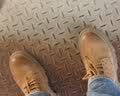 Dickies 男士马丁靴高帮男靴厚底靴子潮男女靴工装靴 浅棕 40  实拍图
