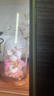 第一爱永生花粉玫瑰独角兽玻璃罩礼盒七夕情人节生日礼物送女友老婆 实拍图