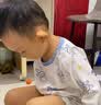 贝肽斯秋衣秋裤儿童睡衣秋冬长袖防凉分体内衣居家套装男女夹棉保暖衣服 宇航员巡航(平腰保暖) 【10A抗菌猫肚棉】 100 【建议：90-100cm】【肩部可开扣】 实拍图