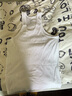 浪莎男士背心男纯棉夏季薄款无袖打底t恤运动打底宽松潮流跨栏背心 【休闲舒适】白3 XXXL【建议180-185】 实拍图