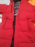 雪中飞【远红外升温】儿童羽绒服新年羽绒外套中大童男女童长款羽绒服 红色 170 实拍图