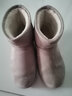 回力（Warrior）雪地靴女冬季保暖加厚短筒棉鞋学生棉靴子加绒 2166X 米灰色 38  实拍图