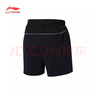李宁（LI-NING）羽毛球服男款短裤运动跑步裤黑色M码AAPR079-3黑色 L 实拍图
