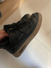七匹狼（SEPTWOLVES）工装鞋男鞋子夏季休闲鞋真皮休闲皮鞋英伦复古板鞋黑色男士板鞋 黑色 加绒款 40 (250mm) 实拍图