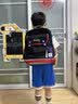 梦乐（MoonRock）小学生书包男女儿童护脊减负安全透气1-3年级双肩书包开学季礼物 黑色（1-3年级）SS100-24900 实拍图