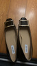 NINE WEST/玖熙牛漆皮革女单鞋优雅方头浅口粗跟通勤鞋NH208005FT黑色 36 实拍图