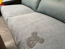 钟爱一生刺绣雪尼尔沙发垫套装四季通用沙发罩套巾防滑盖布定制沙发坐垫子 雪尼尔 闪电熊-浅灰色 70cm*150cm 实拍图