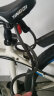 ROGTYO自行车把套山地车牛羊角把套铝合金副把手套自行车通用单车手把套手柄握把套  升级铝合金副把+矽胶把套（黑色）+工具 晒单实拍图