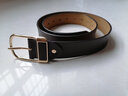 禹幕腾男士二层皮带腰带针扣牛皮皮带男中青年时尚简约商务裤带潮男 咖色（升级款） 120cm 实拍图