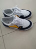 双星八特乒乓球鞋防滑耐磨网球鞋羽毛球鞋儿童排球鞋训练鞋专项运动鞋通用 白黄 38 实拍图