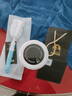 特美刻（TOMIC）智能保温杯男女士茶水分离泡茶杯陶瓷内胆便携车载水杯 【钛茶隔+陶瓷内胆】月光白350ml 实拍图