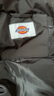 Dickies羽绒服 全身压印印花羽绒服 保暖外套上衣DK010807 黑色 XL 充绒量:180g 实拍图