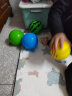 马丁兄弟儿童玩具球4个装婴儿玩具弹力球西瓜球皮球按摩球篮球 配打气筒 实拍图
