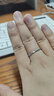 中国黄金足银连理枝戒指情侣一对男女款指环手饰情人母亲节生日礼物送爱人 足银星辰大海戒指【情侣一对】 实拍图