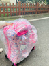 Hello Kitty凯蒂猫儿童行李箱可坐骑行拉杆箱女万向轮旅行箱经典款 经典粉18030 20英寸 【1-4岁适用】 实拍图