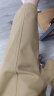 欧莎（OSA）高腰直筒九分哈伦裤女春季新款垂感宽松显瘦休闲西装裤子 卡其色 S 晒单实拍图
