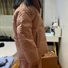 鸭鸭（YAYA）短款羽绒服男女同款冬季情侣装灯芯绒立领休闲百搭撞色男士外套 粉色 S (建议85-105斤) 实拍图