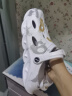 真维斯（Jeanswest）凉鞋男夏季2025透气洞洞鞋男踩屎感凉拖鞋两用软底沙滩鞋 白色 42 实拍图