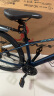 凤凰（PHOENIX） 镁合金山地车减震双碟刹变速油刹学生成人男女城市青少年自行车 XT680油碟 27.5寸27速 深蓝色 晒单实拍图