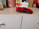 漫娃潼儿童遥控车玩具rc电动高速马达漂移赛车警车越野汽车5一7岁6男孩8 红色赛车【双开门带车灯】 推荐【2套充电池】+充电线 实拍图