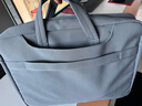 晴熙笔记本电脑包手提单肩气囊男女游戏本气囊防震包适用拯救者Y7000 深邃灰【360°加绒气囊-5隔层】 17.3-18英寸 实拍图