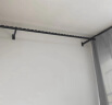 艾尚居侧边晾衣架壁挂式晾衣杆阳台凉衣杆侧墙装折叠晾衣架室内外挂衣杆 黑色-1.2米单杆（折叠支架25CM） 晒单实拍图
