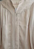 尚都比拉通勤优雅立领三粒扣半开襟设计感衬衫女秋季长袖上衣 香槟杏 L  实拍图