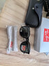 雷朋（RayBan）太阳镜显脸小潮流眼镜黑方超墨镜痞帅男女款0RB4387F可定制礼物 901/71黑色镜框绿色镜片 尺寸55 实拍图