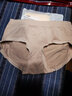 维彩菲 简约纯色内裤石墨烯抗菌无缝女中腰提臀三角裤女士舒适透气内裤 【2条装】肤色+粉灰 均码 （80-135斤左右） 实拍图