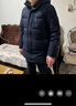 鸭鸭（YAYA）羽绒服男士中长款连帽服中老年爸爸冬装加厚保暖极寒外套男D 藏青色 L /175 实拍图