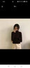 麦丛高领毛衣女秋冬新款韩版百搭修身加厚色针织打底衫洋气内搭上衣 6622黑色 均码建议75-120斤左右 实拍图