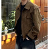 顶峰保罗水洗复古牛仔裤男士春秋季新款宽松百搭直筒阔腿高街休闲长裤子 青蓝色 XL (建议125-145斤) 实拍图