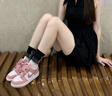 耐克（NIKE）Dunk Low 樱花粉女子低帮复古休闲板鞋 DO6485-600 38.5 实拍图