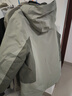 波司登（BOSIDENG）【反季】冲锋衣鹅绒羽绒服男女情侣同款90绒三合一防风防雨外套 树篱绿 燕绿色455C XL 175/96A 实拍图