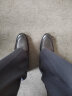 波图蕾斯男士镂空洞洞系带商务休闲皮鞋透气凉鞋男 P9839 黑色(凉鞋) 42 实拍图