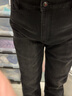 真维斯（Jeanswest）加绒牛仔裤男士秋冬款加厚保暖直筒宽松外穿休闲加棉冬季长裤子男 563炭黑色加绒 38 码 实拍图