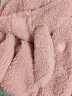 拉拉波波 设计感春冬新款可爱兔耳朵帽爱心刺绣颗粒毛绒外套女CBBD-WSDR11 粉色 S 晒单实拍图