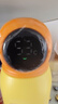 B.DUCK小黄鸭儿童智能保温杯数字显温双盖创意水杯316L不锈钢水壶650ml 实拍图