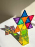 弥鹿（MiDeer）儿童玩具钻面彩窗磁铁玩具100片彩窗磁力片（含小车*2）+收纳袋儿童节礼物 实拍图