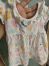 宝朋（BAWOO & PENG）女宝宝连衣裙夏季纯棉薄款洋气公主裙婴儿可爱碎花裙子2件装 白满印 66cm 实拍图