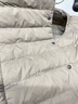 无印良品（MUJI）女式 便携式 无领马甲 羽绒背心 羽绒服 深米色 L  实拍图