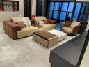 TAZA 沙发  意式极简模块沙发 别墅全屋定制客厅系列 现代轻奢沙发 Top Notch V级 全真皮 374cm 【模块1+5+1】 实拍图