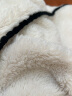 妮狄娅（nidiYa）妮狄娅2022睡衣睡袍女秋冬季珊瑚绒加厚保暖连帽中长款高级感浴袍 XF21402米白 L 晒单实拍图