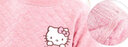 Hello Kitty女童保暖内衣套装加绒加厚纯棉儿童夹棉秋衣秋裤套装女全棉保暖衣 粉色3层夹棉 55501 155 适合155-165 (实物大小160) 实拍图