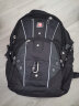 十字勋章瑞士双肩包大容量旅行包17.3英寸笔记本电脑包背包防泼水男女书包 黑色 适合15.6-17.3英寸笔记本 实拍图